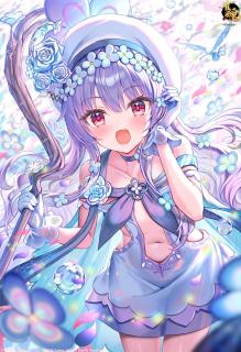 雀魂 じゃんたま 如月蓮 誕生日記念イラストペーパー額縁スタンド